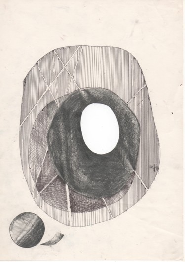 图画 标题为“Semente” 由Afonso Costa, 原创艺术品, 石墨