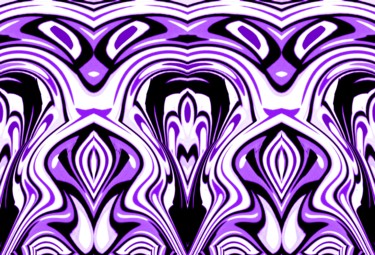 Digital Arts titled "Magenta roots" by Peter Jalesh, Original Artwork, Digital Painting