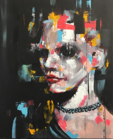 Peinture intitulée "Intrication XXVI" par Jérôme Royer, Œuvre d'art originale, Acrylique Monté sur Châssis en bois