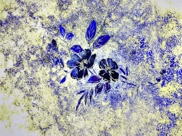 Flore céleste Photographie intitulée "Flore céleste" par Michel Guillaumeau, Œuvre d'art originale, Photographie numérique