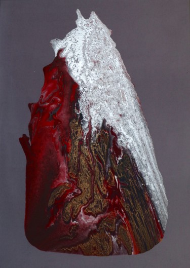 Peinture intitulée "" Fujiyama "" par Sophius, Œuvre d'art originale, Acrylique Monté sur Châssis en bois