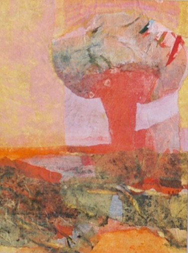 Collages titled "Arbre isolé II #art…" by Helen Hill, Original Artwork, Collages