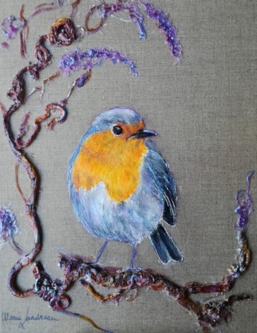Titi Peinture intitulée "Titi" par Marie Landreau, Œuvre d'art originale, Acrylique