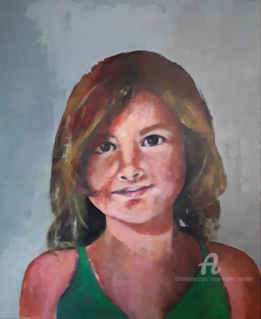 Peinture intitulée "TESSA" par Marie Andrée Hembert, Œuvre d'art originale, Acrylique Monté sur Châssis en bois