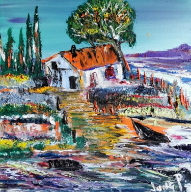 Peinture intitulée "Daisy" par Pascal Jung, Œuvre d'art originale, Huile