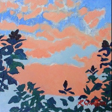 Painting titled "Rose No.9" by Rebecca Grantham, Original Artwork, Oil