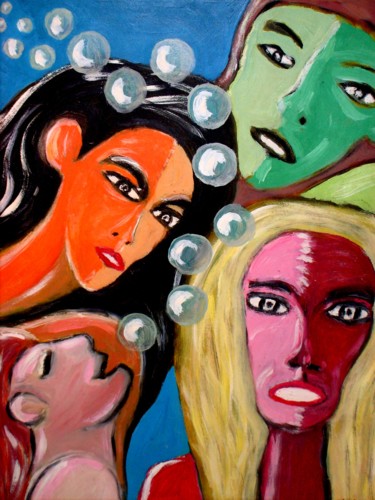 Peinture intitulée ""Espérance"" par François Longère, Œuvre d'art originale, Acrylique