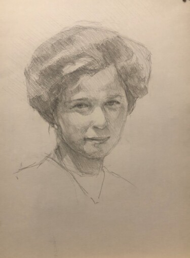 "Pencil Portrait Gra…" başlıklı Resim Vsevolod Chistiakov tarafından, Orijinal sanat, Kalem