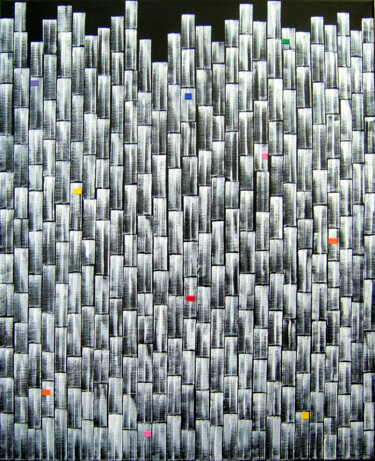 Painting titled "confinement  #artis…" by Bruno Dumont, Original Artwork, Acrylic