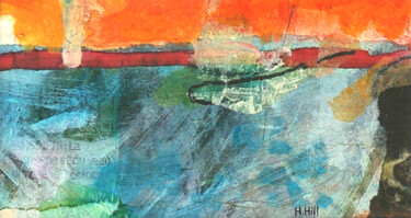 Collages titled "Soir III #artistsup…" by Helen Hill, Original Artwork, Collages