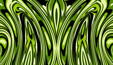 Digital Arts titled "Grass meadow - wrap…" by Peter Jalesh, Original Artwork, Digital Painting