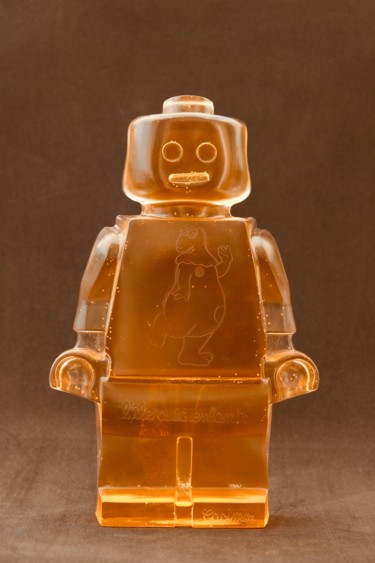 Escultura intitulada "ROBOCLUSION CASIMIR" por Vincent Sabatier (VerSus), Obras de arte originais, Resina