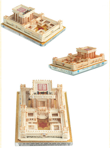 Sculpture titled "SOLOMON’S TEMPLE" by Anatolii Zhamoido, Original Artwork, Wood