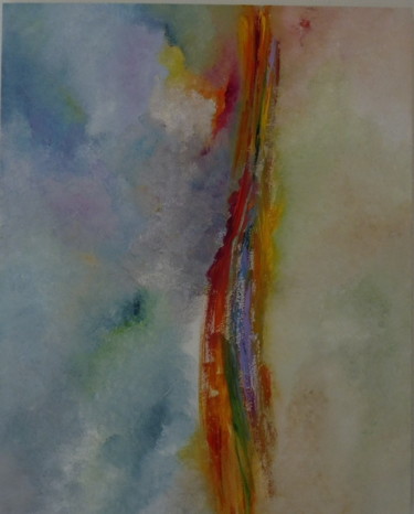 Peinture intitulée "air" par Jocelyne Iché, Œuvre d'art originale, Acrylique
