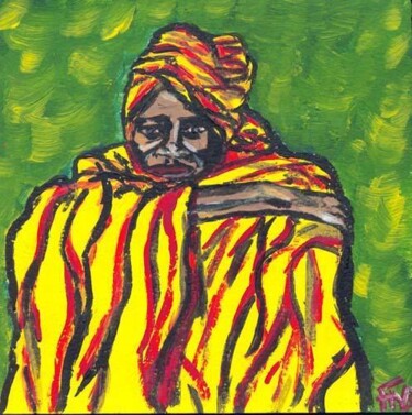 Peinture intitulée "Cameroun" par Fabluz, Œuvre d'art originale