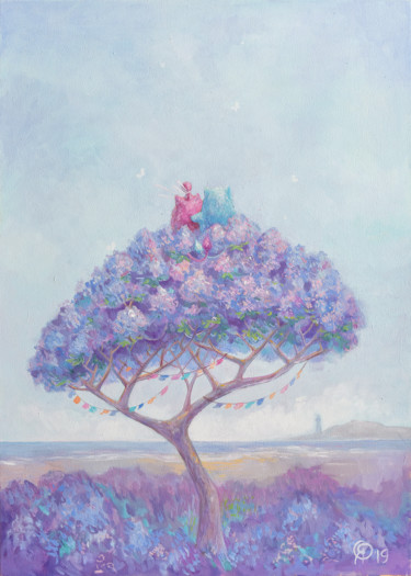 제목이 "Our blossom Tree"인 미술작품 Olya Yatsenko로, 원작, 기름