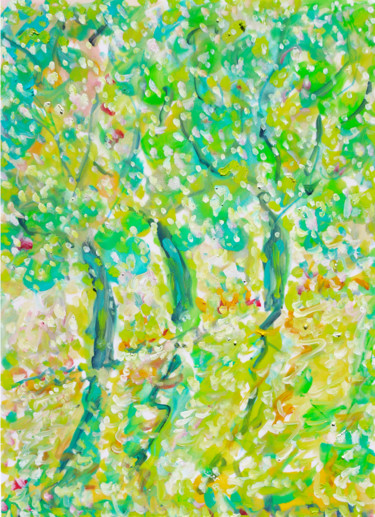Peinture intitulée "Peace of mind" par Jean Mirre, Œuvre d'art originale, Huile
