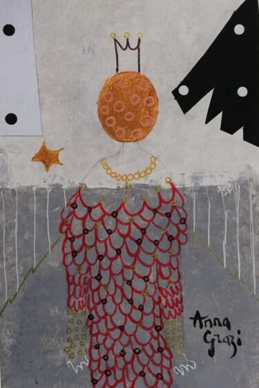 Le roi Lavighju #artistsupportpledge Painting titled "Le roi Lavighju #a…" by Anna Grazi, Original Artwork, Acrylic