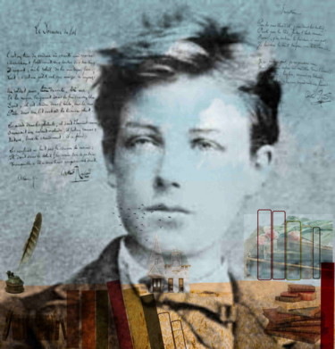 Arts numériques intitulée "At Rimbaud House" par Marc Bulyss, Œuvre d'art originale, Photo montage