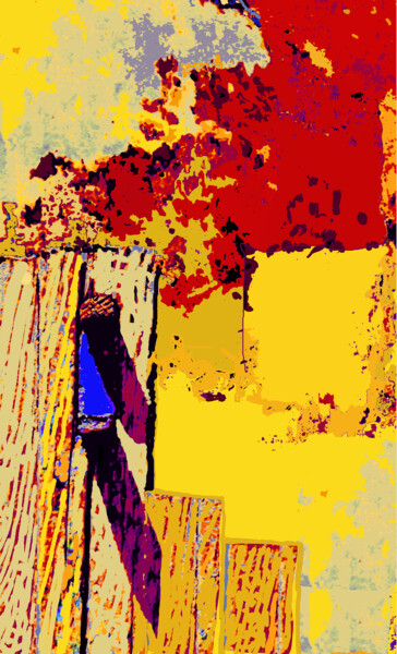 Digital Arts titled "Door Step" by Pablo Guillamon, Original Artwork, Digital Print