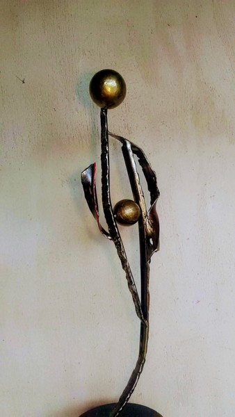 Sculpture intitulée "maternité" par Christian Canivenc, Œuvre d'art originale, Métaux