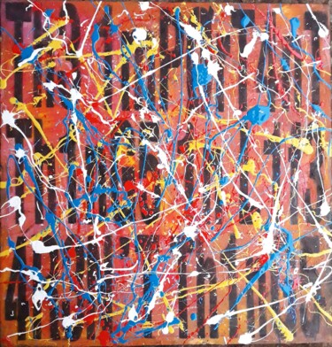 Painting titled "Hidden Message / Me…" by Sandra Sousa, Original Artwork, Ink
