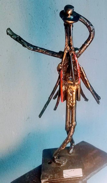 Sculpture intitulée "jackson" par Christian Canivenc, Œuvre d'art originale, Métaux