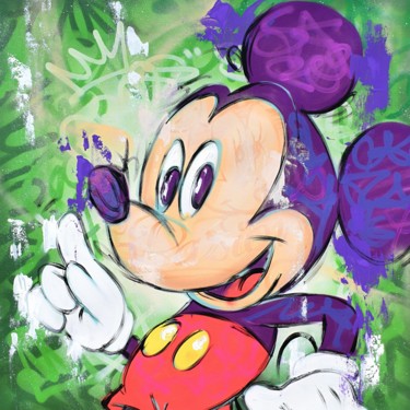 绘画 标题为“Mickey nature” 由Cross Magri, 原创艺术品, 丙烯