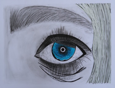openminded Dessin intitulée "openminded" par Adam Spinosa, Œuvre d'art originale, Graphite