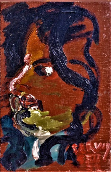 Peinture intitulée "Fanchon" par Servin, Œuvre d'art originale, Huile