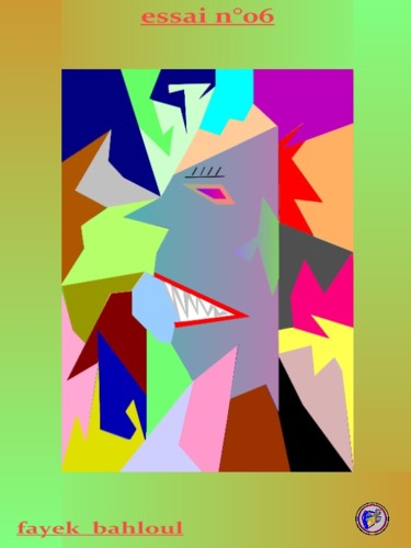 Digital Arts με τίτλο "éssai n° 06" από Eagles100, Αυθεντικά έργα τέχνης, 2D ψηφιακή εργασία