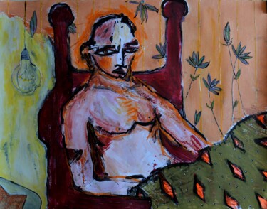 Peinture intitulée "CONFINEMENT" par Pascal Briba, Œuvre d'art originale, Acrylique