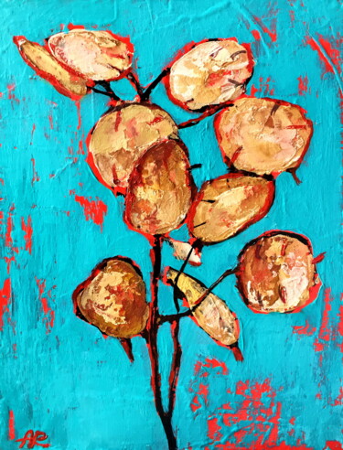 Painting titled "Fragile Beauty" by Lena Ru, Original Artwork, Acrylic