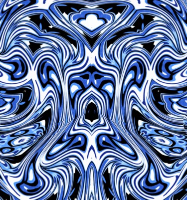 Digital Arts titled "Thje River goddess" by Peter Jalesh, Original Artwork, Digital Painting