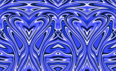 Digital Arts titled "Blue Valentine" by Peter Jalesh, Original Artwork, Digital Painting
