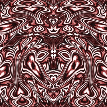 Digital Arts titled "Oriental Tapestry" by Peter Jalesh, Original Artwork, Digital Painting