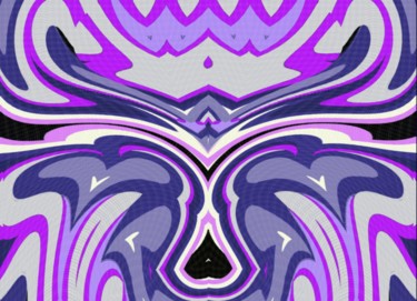 Digital Arts titled "Cut-paper glass" by Peter Jalesh, Original Artwork, Digital Painting