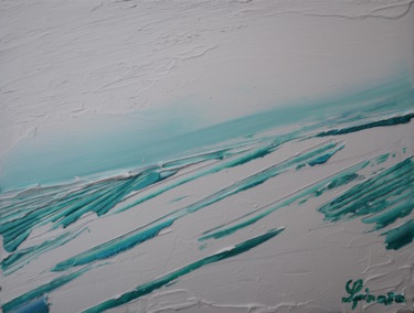 Peinture intitulée "45 °" par Adam Spinosa, Œuvre d'art originale, Acrylique