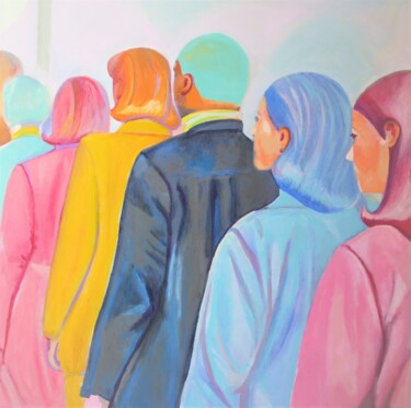 People Peinture intitulée "People " par Alexandra Djokic, Œuvre d'art originale, Acrylique
