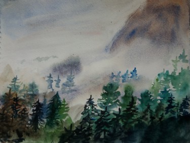 Brume sur les sapins