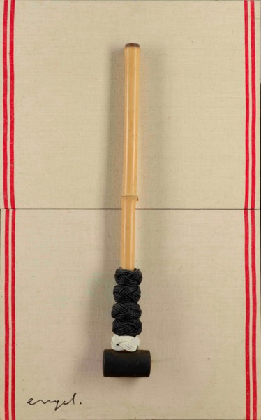 雕塑 标题为“Sculpture « Phallus…” 由Norbert Engel, 原创艺术品, 木 安装在木板上