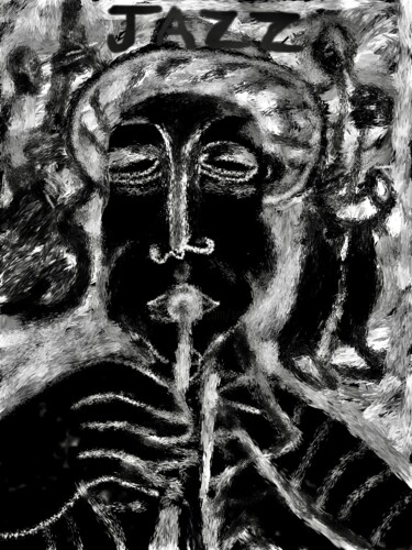 Digital Arts titled "jazz 14" by Simon Taylor, Original Artwork, Digital Painting