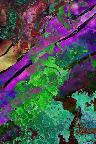 Digital Arts titled "Necrotic Interventi…" by Barry Farley Visual Arts, Original Artwork, Digital Painting Mounted on Other…