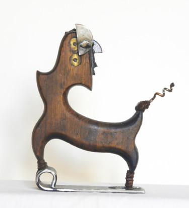 雕塑 标题为“Iench 2 (sculpture…” 由Jean-Luc Lacroix (JL LACROIX), 原创艺术品, 金属
