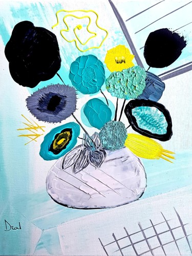 Bouquet57 Peinture intitulée "Bouquet57" par Dral Art, Œuvre d'art originale, Acrylique Monté sur Châssis en bois