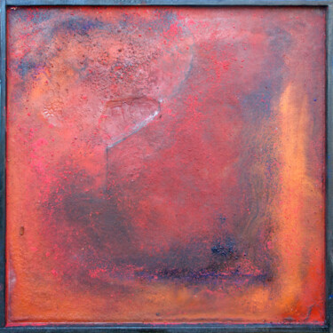 Peinture intitulée "Blue corner" par Mike Chanfreut (Mikee), Œuvre d'art originale, Pigments