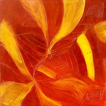 Peinture intitulée "Ecorce 3" par Mike Chanfreut (Mikee), Œuvre d'art originale, Pigments