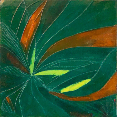 Peinture intitulée "Ecorce 4" par Mike Chanfreut (Mikee), Œuvre d'art originale, Pigments