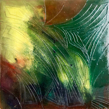 Peinture intitulée "Ecorce 6" par Mike Chanfreut (Mikee), Œuvre d'art originale, Pigments