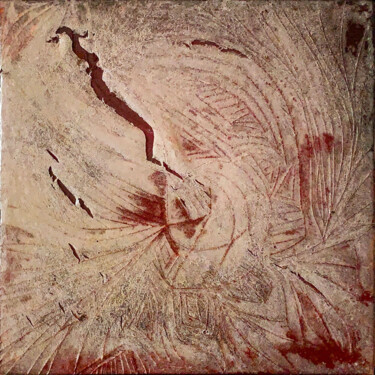 Peinture intitulée "Pleurs 3" par Mike Chanfreut (Mikee), Œuvre d'art originale, Pigments